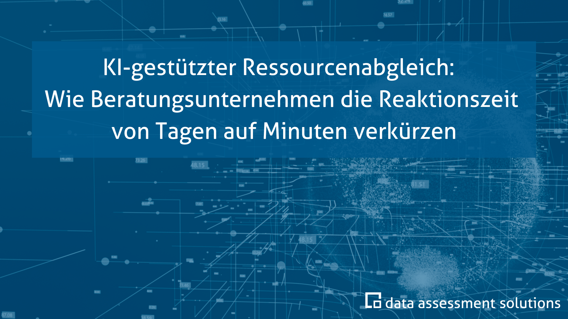 KI-gestützter Ressourcenabgleich: Wie Beratungsunternehmen die Reaktionszeit von Tagen auf Minuten verkürzen