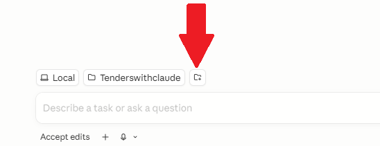 Claude desktop app: skill folder selected